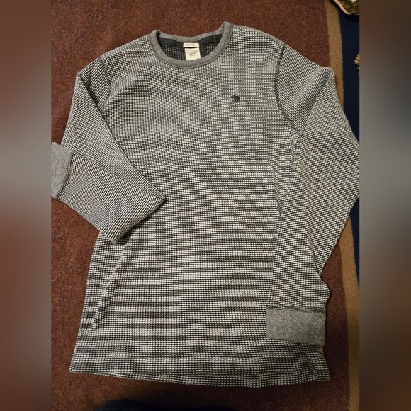 2016 Abercrombie & Fitch Men's Muscle Textured Shirt Size Large - Picture 1 of 7